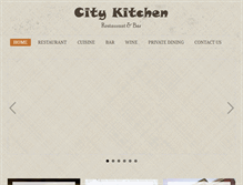 Tablet Screenshot of city-kitchen.com